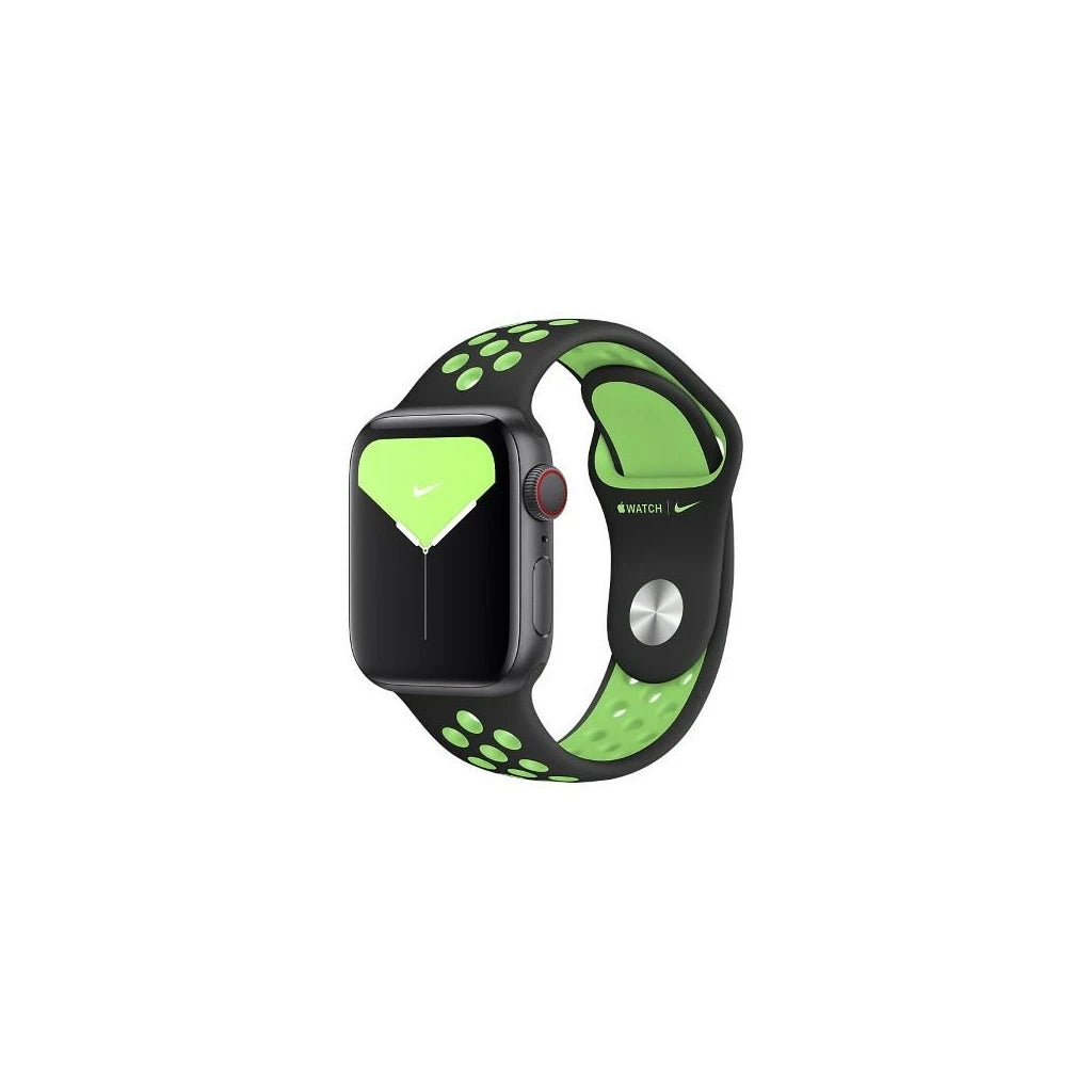 Apple Watch készülékhez szíj MXQW2FE/A 38/40/41mm Nike Sport Brand fekete - Apple Watch Szilikon Szíjak a Domshop kínálatából
