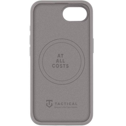 Apple iPhone 16e, Szilikon tok, mikrofiber plüss belső, Magsafe kompatibilis, Tactical MagForce Velvet Smoothie, világosszürke - iPhone 16e tok a Domshop kínálatából