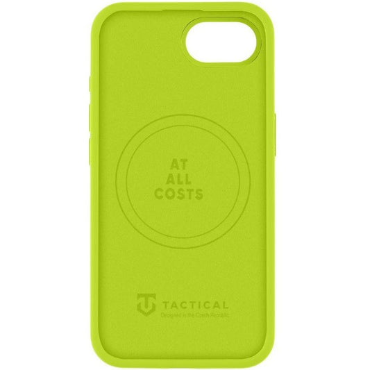 Apple iPhone 16e, Szilikon tok, mikrofiber plüss belső, Magsafe kompatibilis, Tactical MagForce Velvet Smoothie, világoszöld - iPhone 16e tok a Domshop kínálatából