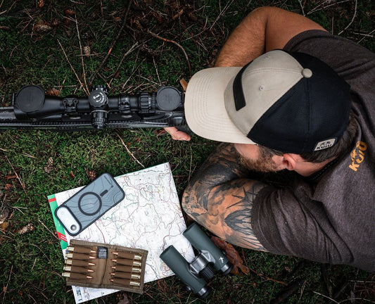 Apple iPhone 17 Pro Max, Műanyag hátlap védőtok + szilikon keret, közepesen ütésálló, Magsafe kompatibilis, térkép minta, Tactical MagForce Hyperstealth Sika, áttetsző/zöld - iPhone 17 Pro tok a Domshop kínálatából