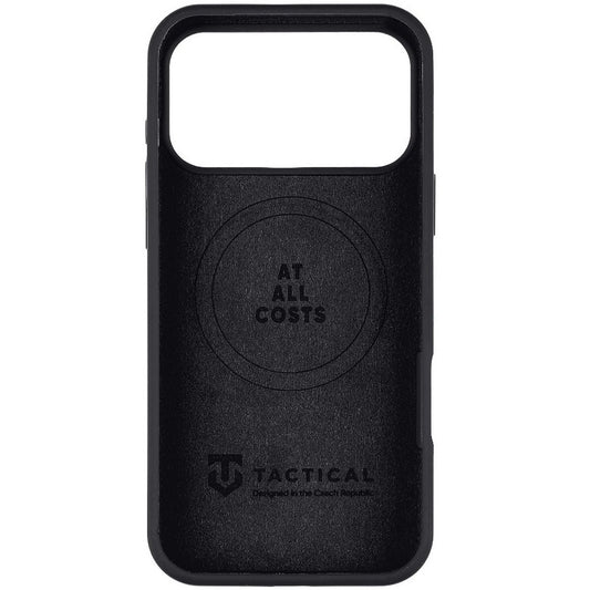 Apple iPhone 17 Pro Max, Szilikon tok, mikrofiber plüss belső, Magsafe kompatibilis, Tactical MagForce Velvet Smoothie, fekete - iPhone 17 Pro Max tok a Domshop kínálatából