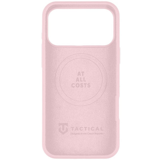 Apple iPhone 17 Pro Max, Szilikon tok, mikrofiber plüss belső, Magsafe kompatibilis, Tactical MagForce Velvet Smoothie, rózsaszín - iPhone 17 Pro Max tok a Domshop kínálatából