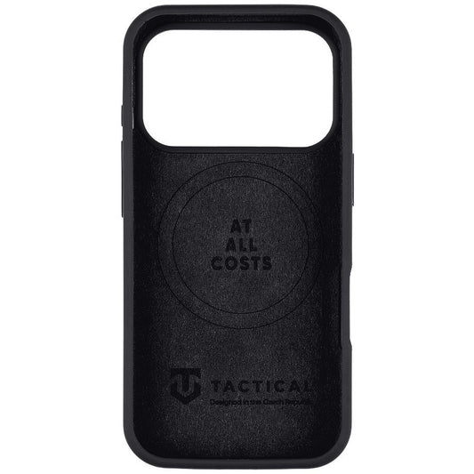 Apple iPhone 17 Pro, Szilikon tok, mikrofiber plüss belső, Magsafe kompatibilis, Tactical MagForce Velvet Smoothie, fekete - iPhone 17 Pro tok a Domshop kínálatából