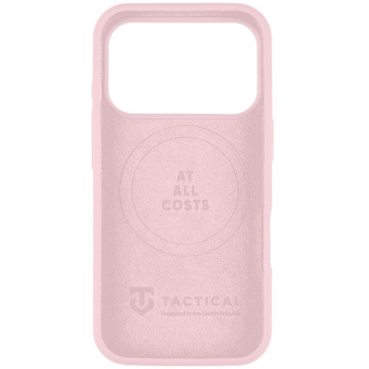 Apple iPhone 17 Pro, Szilikon tok, mikrofiber plüss belső, Magsafe kompatibilis, Tactical MagForce Velvet Smoothie, rózsaszín - iPhone 17 Pro tok a Domshop kínálatából