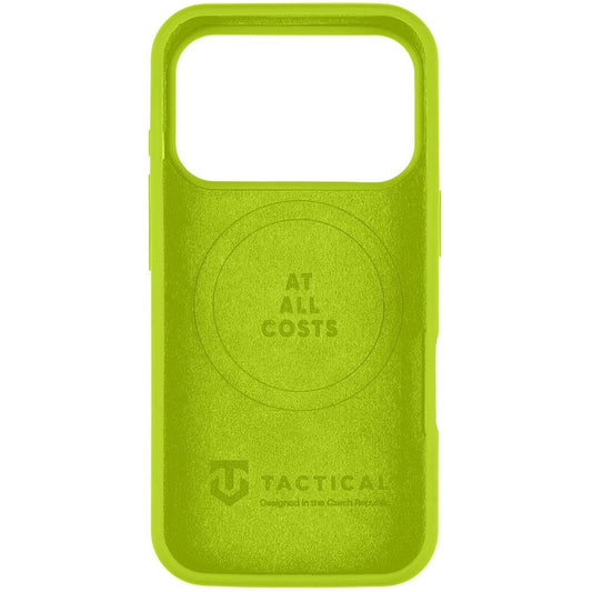 Apple iPhone 17 Pro, Szilikon tok, mikrofiber plüss belső, Magsafe kompatibilis, Tactical MagForce Velvet Smoothie, világoszöld - iPhone 17 Pro tok a Domshop kínálatából