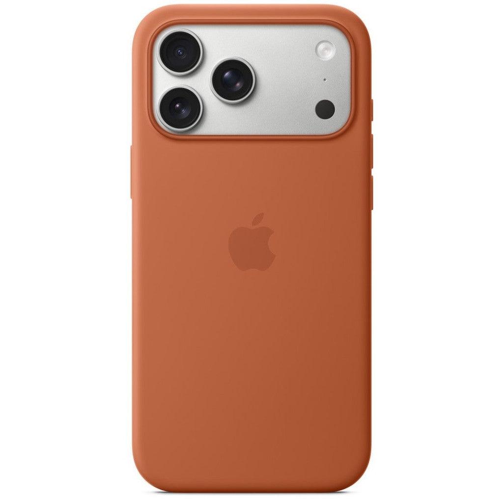 Apple iPhone 17 Pro gyári szilikon tok, MagSafe, terrakotta - iPhone 17 Pro tok a Domshop kínálatából