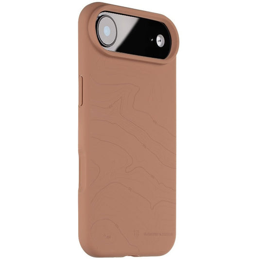 Apple iPhone Air (2025), Szilikon tok, mikrofiber plüss belső, Magsafe kompatibilis, térkép minta, Tactical MagForce Beaver, barna - iPhone 17 Air tok a Domshop kínálatából