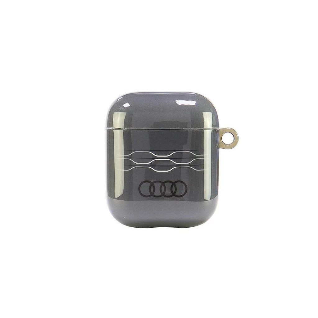 Audi IML Geometric Pattern AirPods 1/2 készülékhez tok szürke AU-IMLAP-A6/D3-GY - AirPods 1/2 tok a Domshop kínálatából