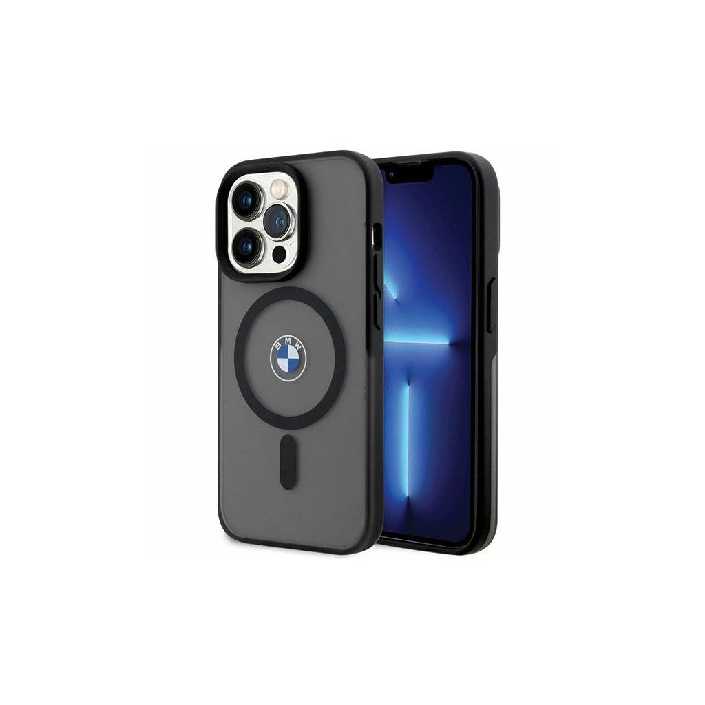 BMW BMHMP14LDSLK iPhone 14 Pro 6.1 készülékhez Signature MagSafe fekete kemény tok - iPhone 14 Pro tok a Domshop kínálatából