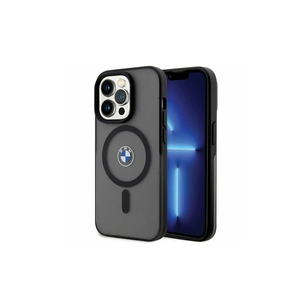 BMW BMHMP14XDSLK iPhone 14 Pro Max 6.7" készülékhez kemény tok Signature MagSafe fekete - iPhone 14 Pro Max tok a Domshop kínálatából