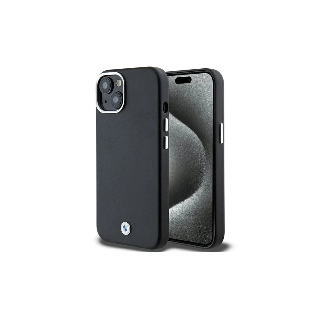BMW BMHMP15M23PUFWK iPhone 15 Plus / 14 Plus 6.7" készülékhez Signature Wrapped Metal MagSafe tok fekete - iPhone 14 Plus/15Plus tok a Domshop kínálatából