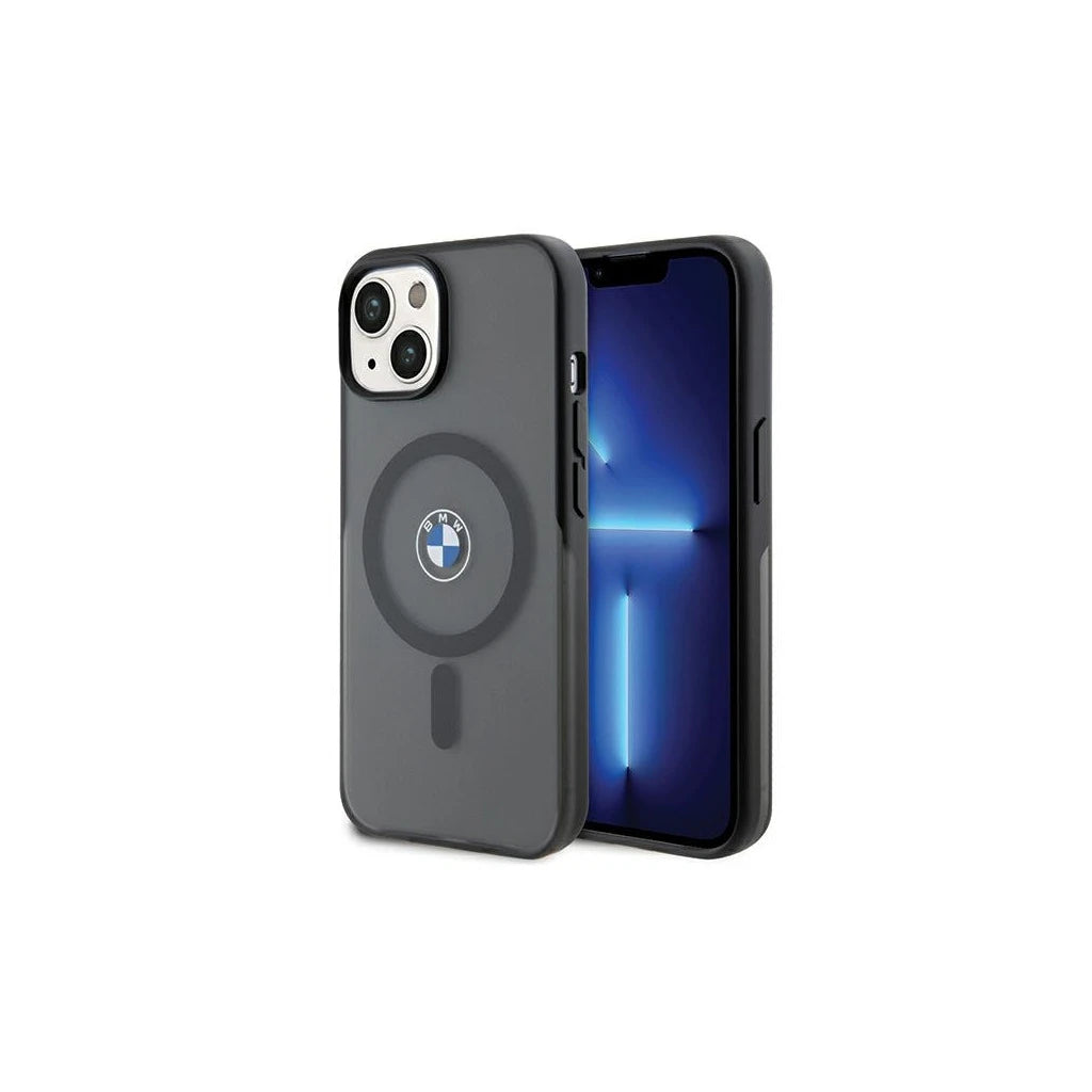 BMW BMHMP15MDSLK iPhone 15 Plus / 14 Plus készülékhez 6.7" fekete kemény tok IML Signature MagSafe - iPhone 14 Plus/15Plus tok a Domshop kínálatából