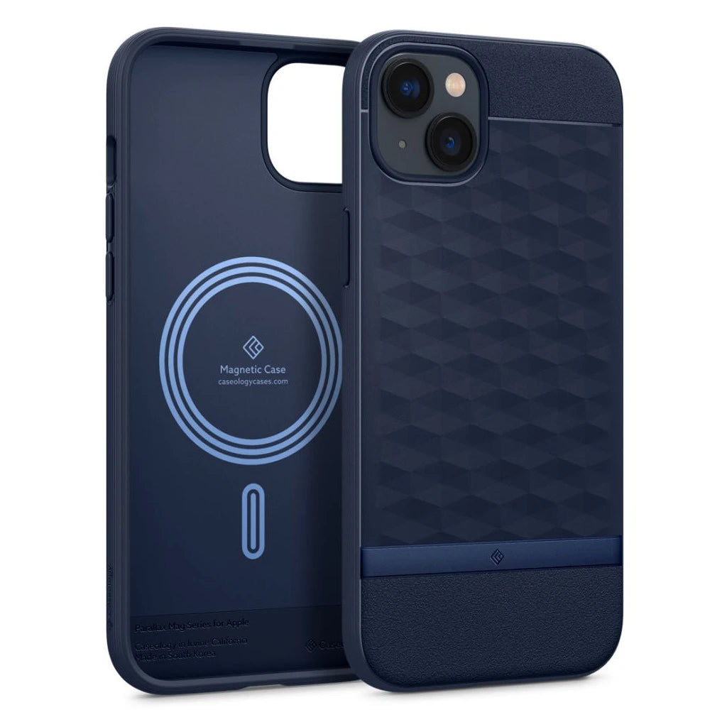 CASEOLOGY PARALLAX MAG MAGSAFE tok iPhone 14 PLUS / 15 PLUS készülékhez éjfélkék - iPhone 15 Plus tok a Domshop kínálatából