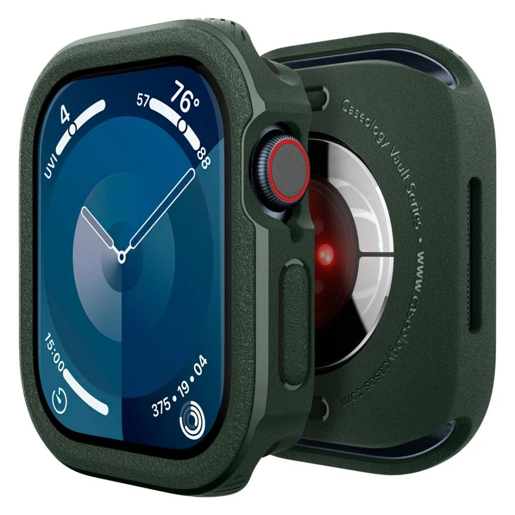 CASEOLOGY VAULT Apple Watch 10/11 (46 MM) készülékhez tok éjzöld - Apple Watch Tokok a Domshop kínálatából