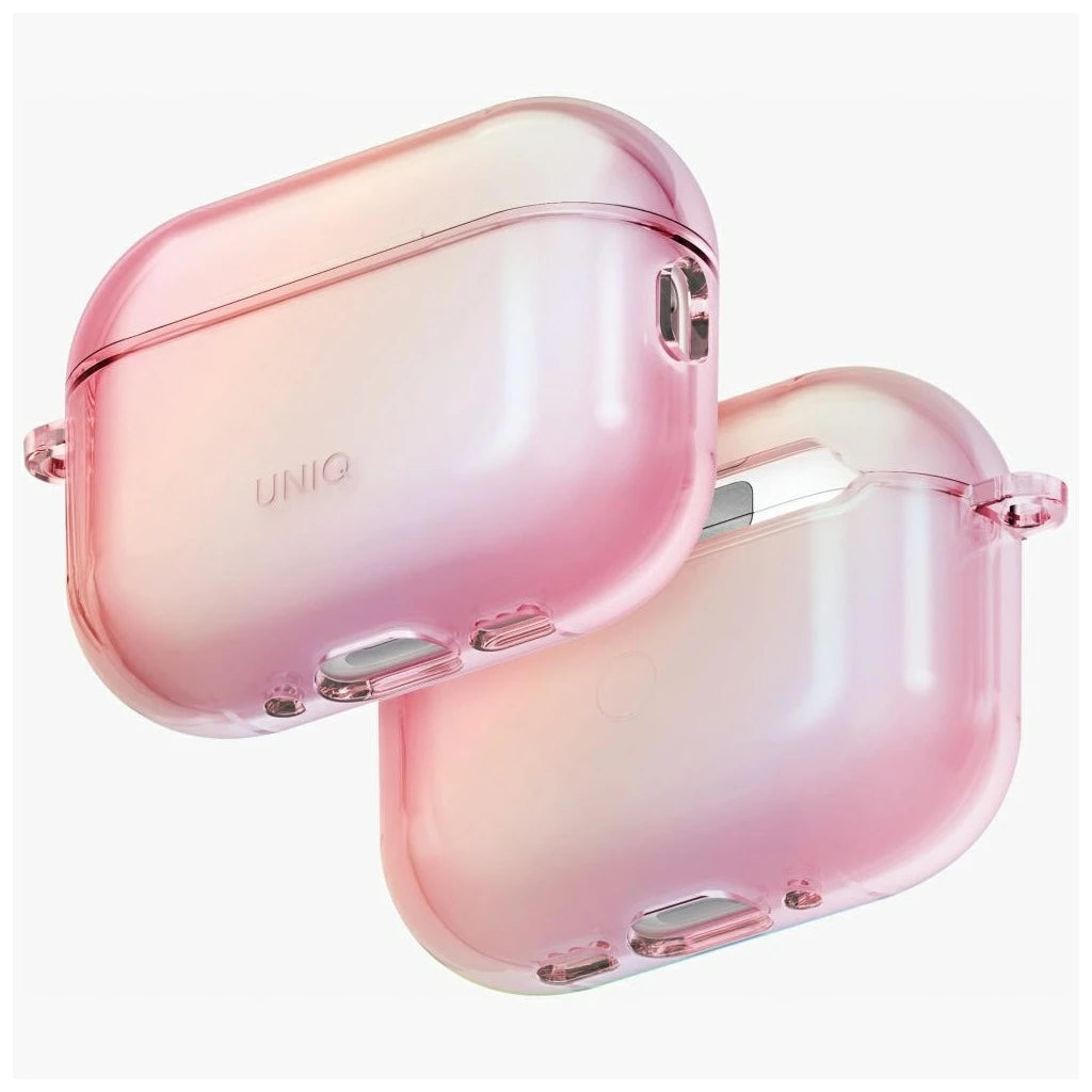Case UNIQ Iridescia AirPods Pro 3 készülékhez hang tok, rózsaszín prism - AirPods Pro 3 tok a Domshop kínálatából