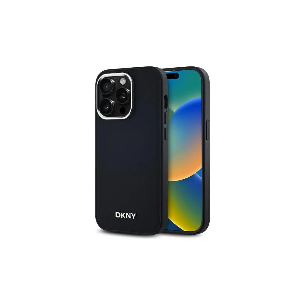 DKNY DKHMP14LPSCMCLK iPhone 14 Pro 6.1" készülékhez kemény tok Plain Logo MagSafe fekete - iPhone 14 Pro tok a Domshop kínálatából