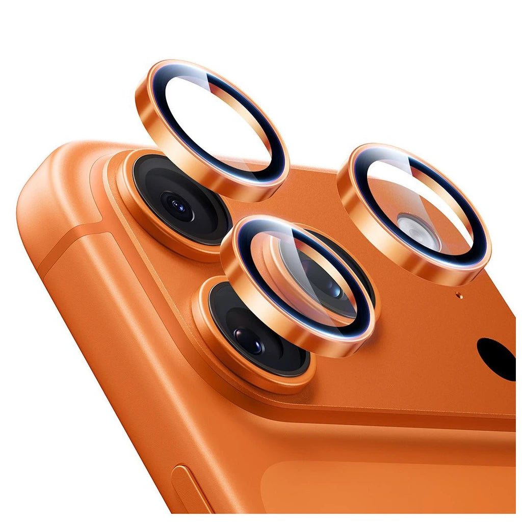 ESR ARMORITE kameravédő iPhone 14 Pro / Max / 15 Pro / Max / 16 Pro / Max / 17 Pro / Max készülékhez narancssárga - a Domshop kínálatából