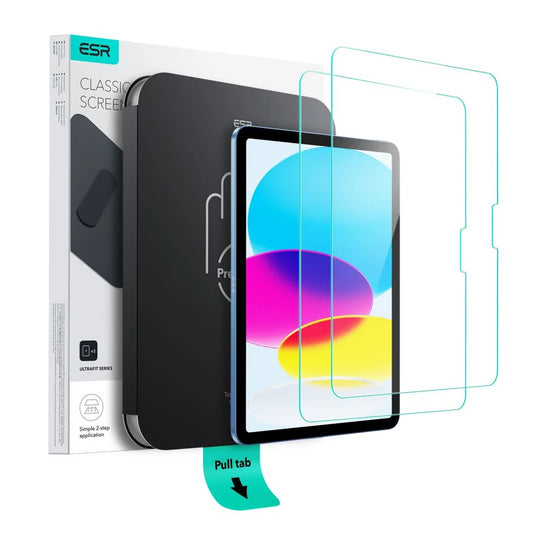 ESR Ultrafit edzett üveg kijelzővédő 2-PACK – iPad 10.9” (10/2022) és iPad 11” (11/2025) készülékhez, átlátszó - iPad 10.9" (2022) és iPad 11" (2025) fólia a Domshop kínálatából
