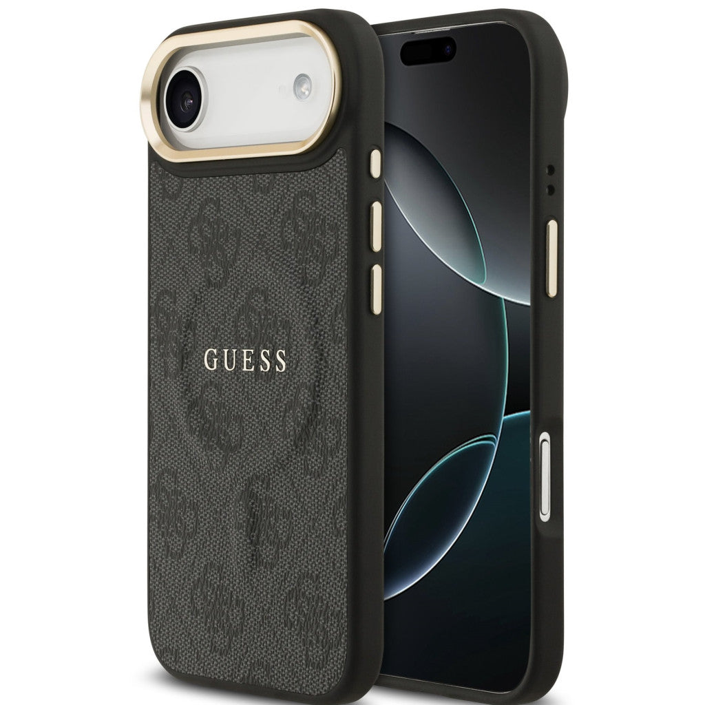Guess 4G Charm Apple iPhone Air (2025) MagSafe hátlap tok, fekete - iPhone 17 Air tok a Domshop kínálatából