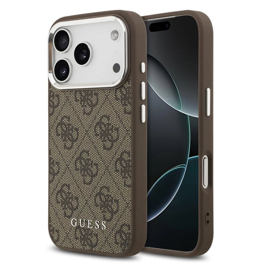 Guess 4G MagSafe tok iPhone 17 Pro Max készülékhez barna - iPhone 17 Pro Max tok a Domshop kínálatából