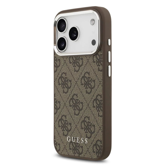 Guess 4G MagSafe tok iPhone 17 Pro készülékhez barna - iPhone 17 Pro tok a Domshop kínálatából