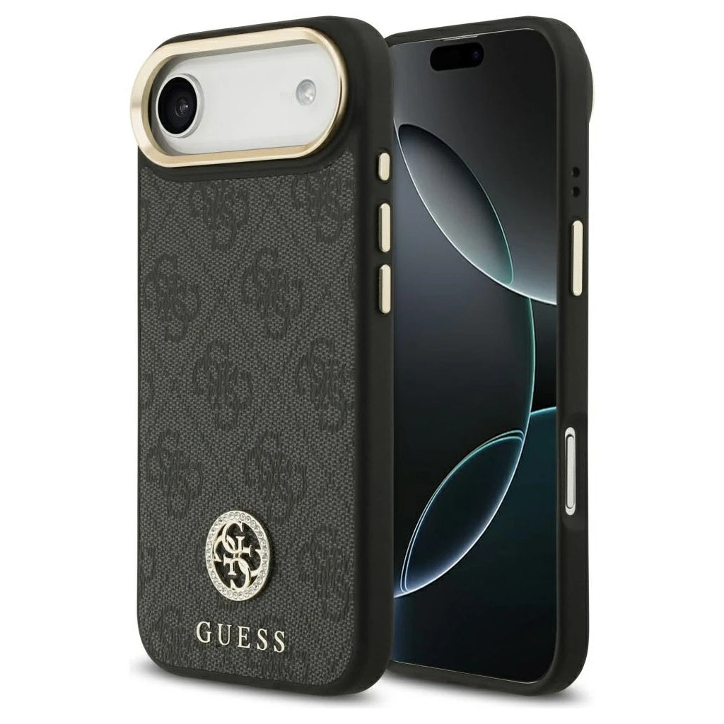 Guess 4G Strass Logo MagSafe tok iPhone Air készülékhez fekete - iPhone 17 Air tok a Domshop kínálatából