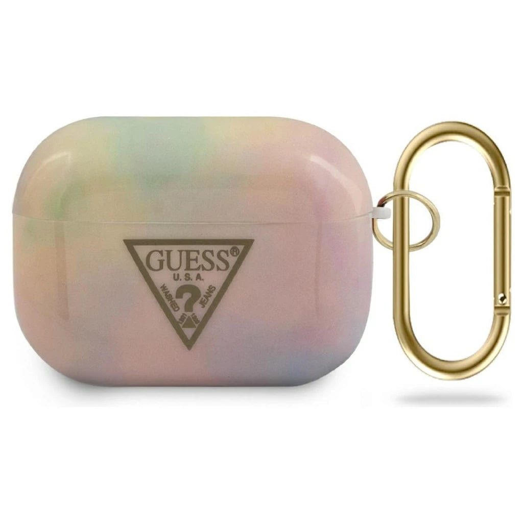 Guess GUACAPTPUMCGG01 AirPods Pro készülékhez tok Tie & Dye Collection rózsaszín - AirPods Pro tok a Domshop kínálatából