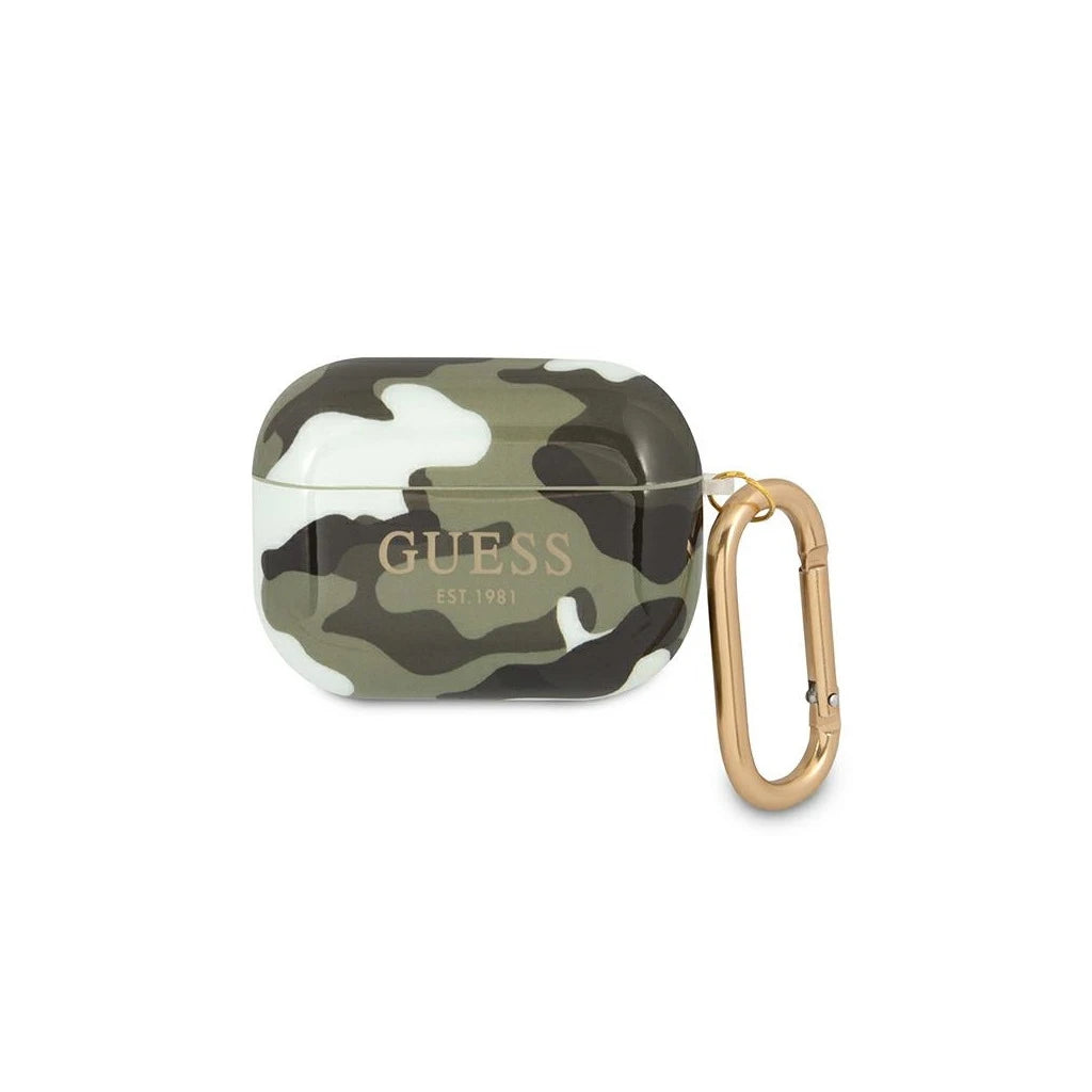 Guess GUAPUCAMA AirPods Pro készülékhez tok khaki Camo Collection - AirPods Pro tok a Domshop kínálatából