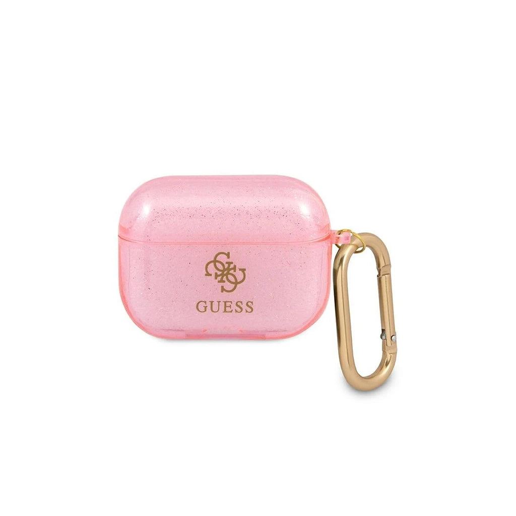 Guess GUAPUCG4GP AirPods Pro tok AirPods Pro készülékhez Glitter Collection rózsaszín - AirPods Pro tok a Domshop kínálatából