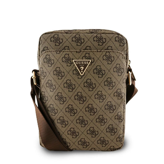 Guess PU 4G Triangle Logo táska 8" barna - a Domshop kínálatából