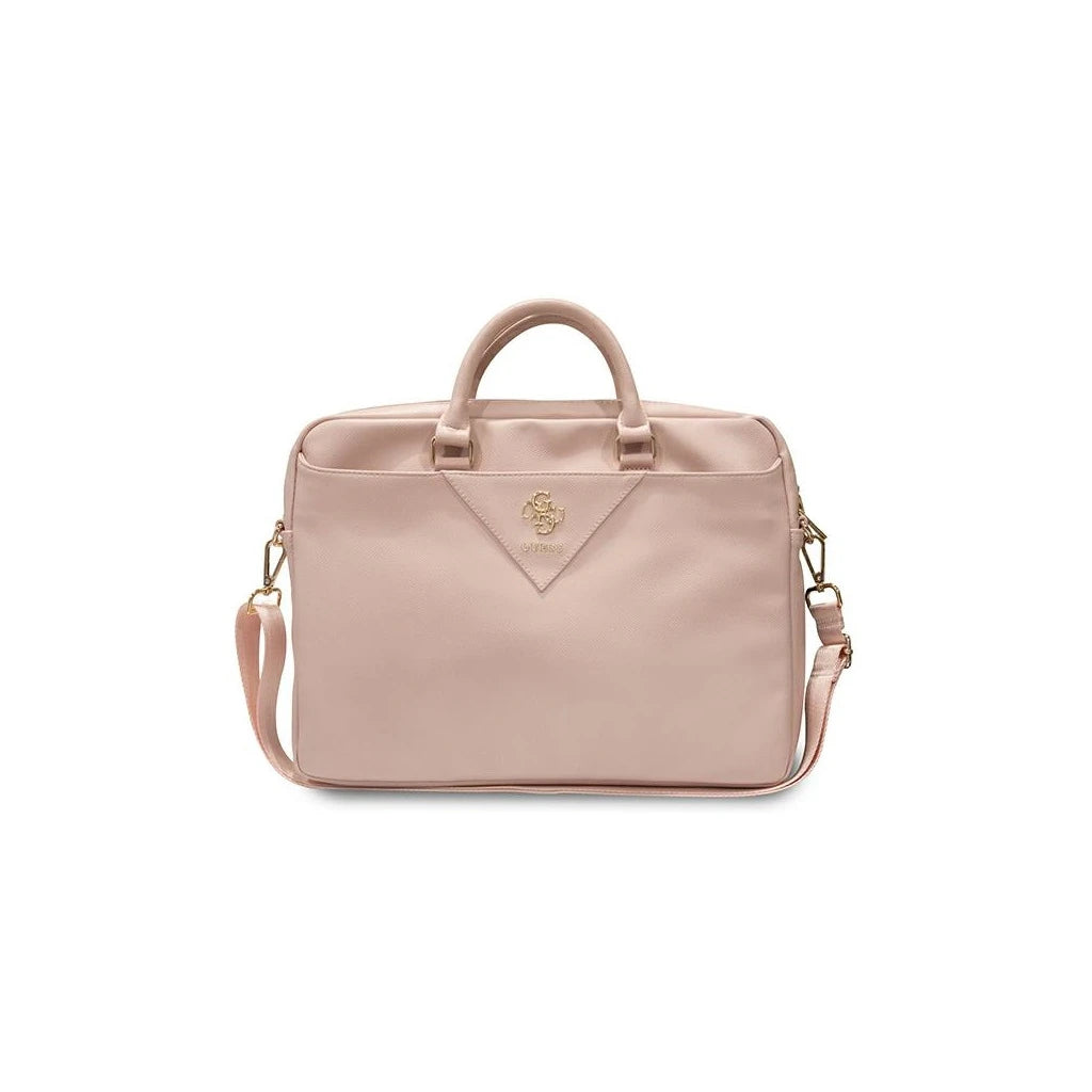 Guess táska GUCB15ZPGSTEGP 16" Triangle 4G rózsaszín - 15-16" laptop táskák a Domshop kínálatából