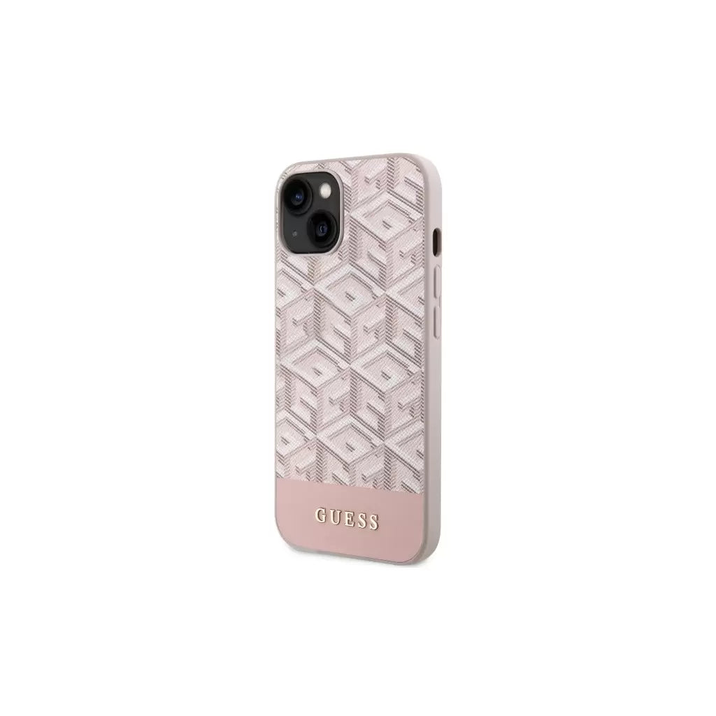 Guess tok Pink Apple Iphone 14 készülékhez GUHMP14SHGCFSEP - iPhone 13/14 tok a Domshop kínálatából