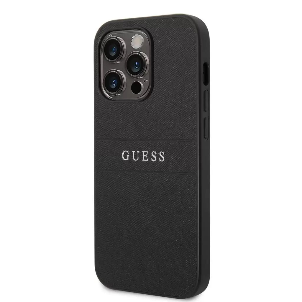 Guess tok fekete GUHCP14LPSASBBK Apple iPhone 14 Pro készülékhez - iPhone 14 Pro tok a Domshop kínálatából