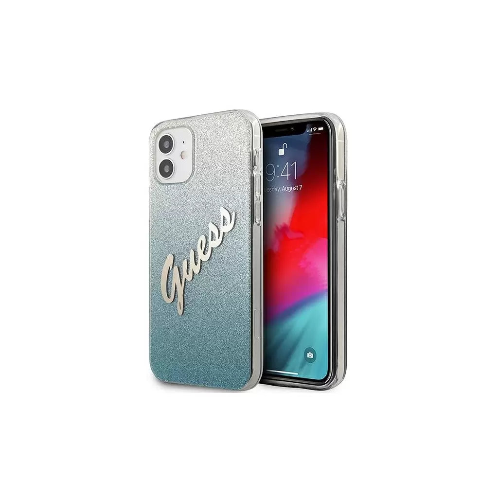 Guess tok kék GUHCP12SPCUGLSBL Apple iPhone 12 Mini készülékhez - iPhone 12 Mini tok a Domshop kínálatából