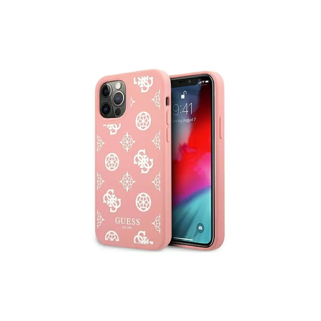 Guess tok pink GUHCP12LLSPEWPI Apple iPhone 12 Pro Max készülékhez - iPhone 12 Pro Max tok a Domshop kínálatából