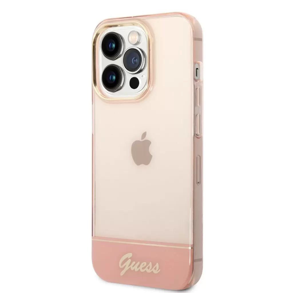 Guess tok pink GUHCP14XHGCOP Apple iPhone 14 Pro Max készülékhez - iPhone 14 Pro Max tok a Domshop kínálatából