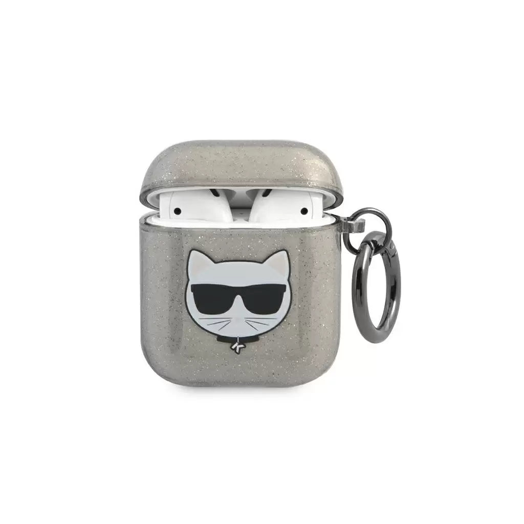 Karl Lagerfeld Apple Airpods tok fekete KLA2UCHGK - AirPods 1/2 tok a Domshop kínálatából