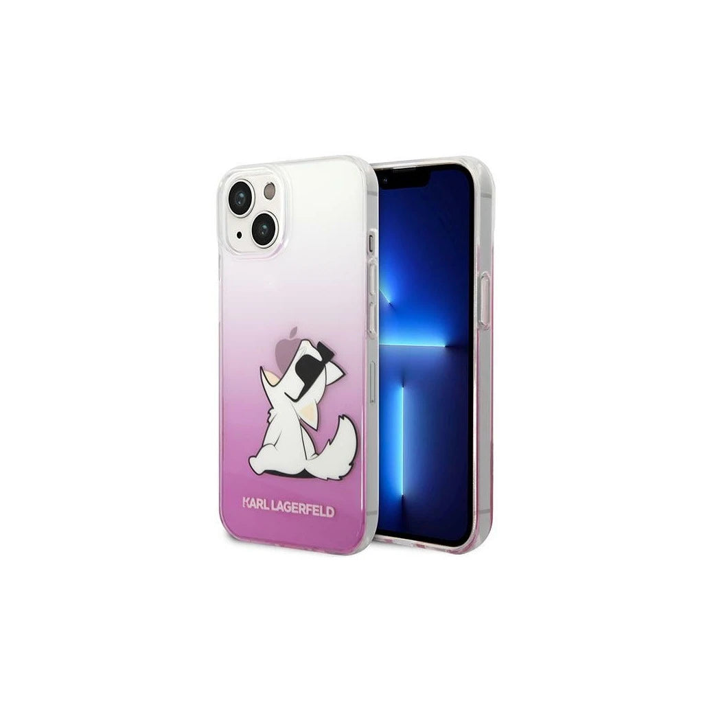 Karl Lagerfeld KLHCP14MCFNRCPI iPhone 14 Plus / 15 Plus 6,7" készülékhez tok rózsaszín Choupette Fun - iPhone 14 Plus/15Plus tok a Domshop kínálatából