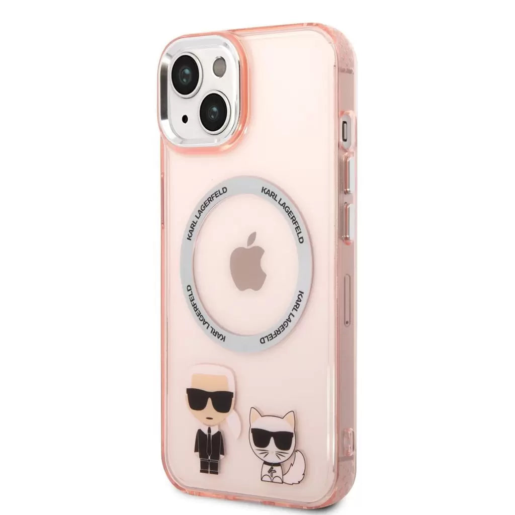 Karl Lagerfeld MagSafe tok pink KLHMP14MHKCP Apple iPhone 14 Plus készülékhez - iPhone 14 Plus tok a Domshop kínálatából