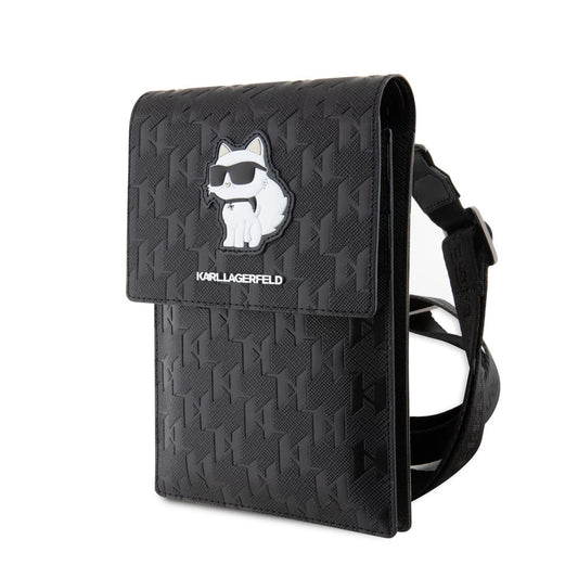 Karl Lagerfeld Saffiano Monogram Choupette NFT pénztárca tok fekete - a Domshop kínálatából