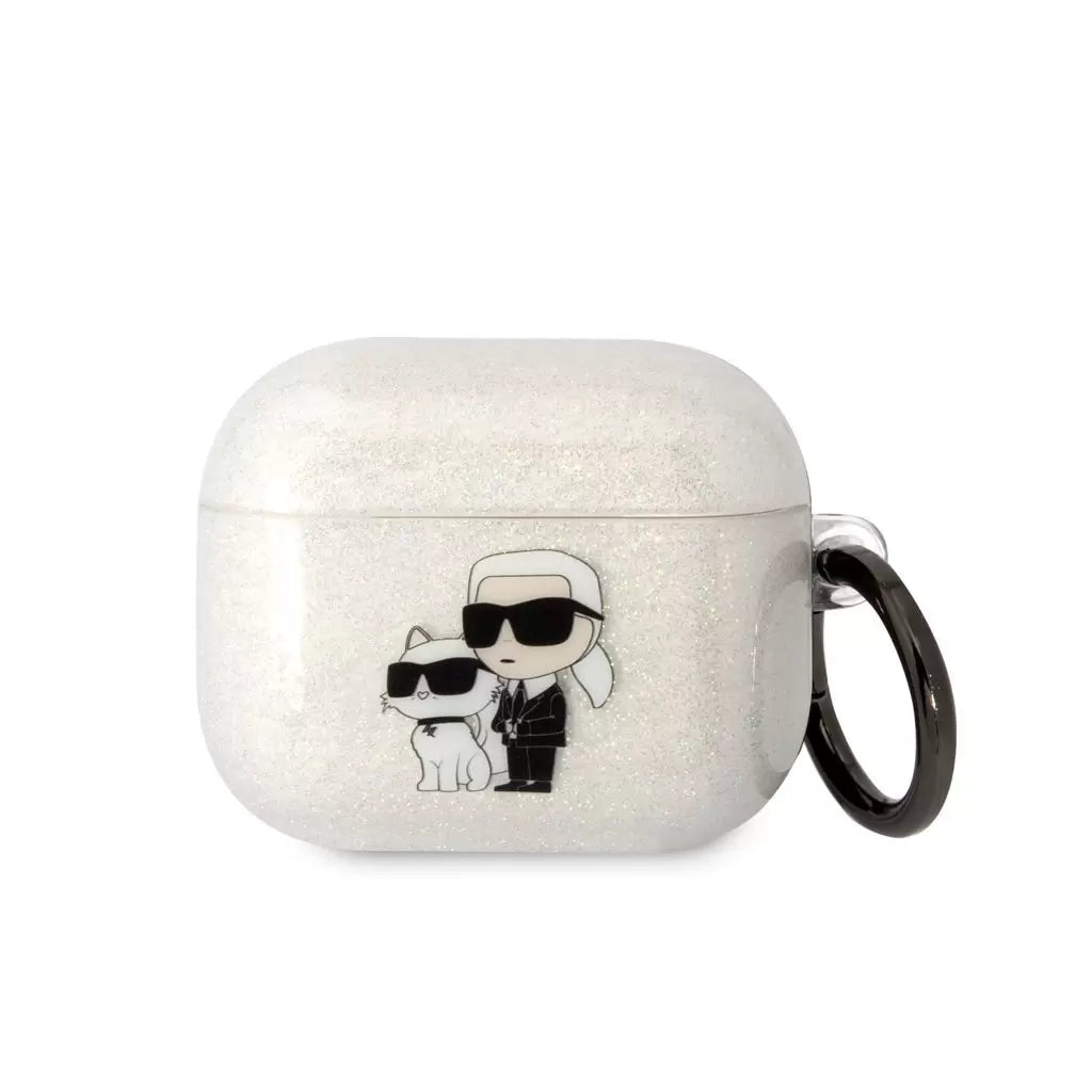 Karl Lagerfeld tok fehér KLA3HNKCTGT Airpods 3 készülékhez - AirPods 3 tok a Domshop kínálatából