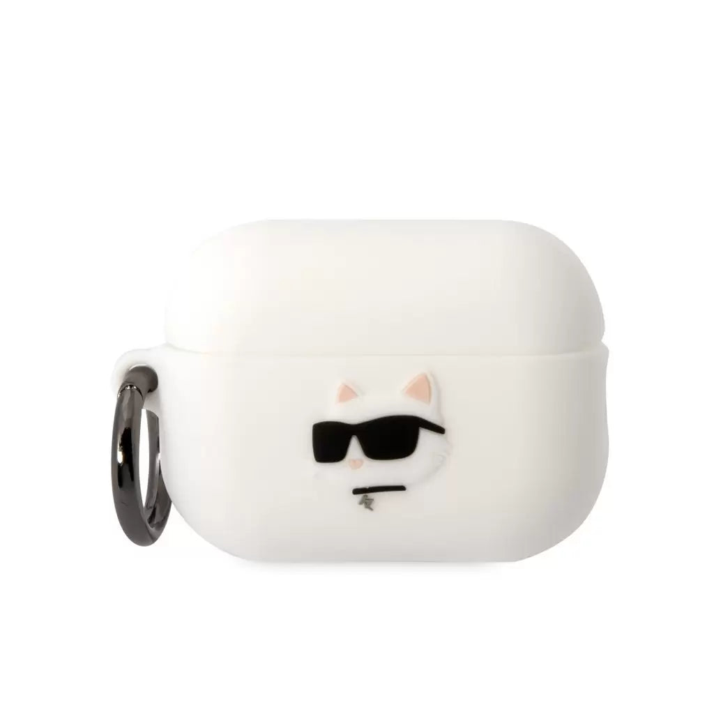Karl Lagerfeld tok fehér KLAP2RUNCHH Airpods Pro készülékhez - AirPods Pro tok a Domshop kínálatából