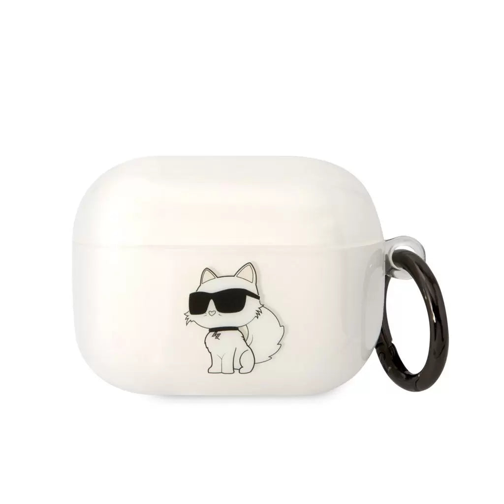 Karl Lagerfeld tok fehér KLAPHNCHTCT Airpods Pro készülékhez - AirPods Pro tok a Domshop kínálatából