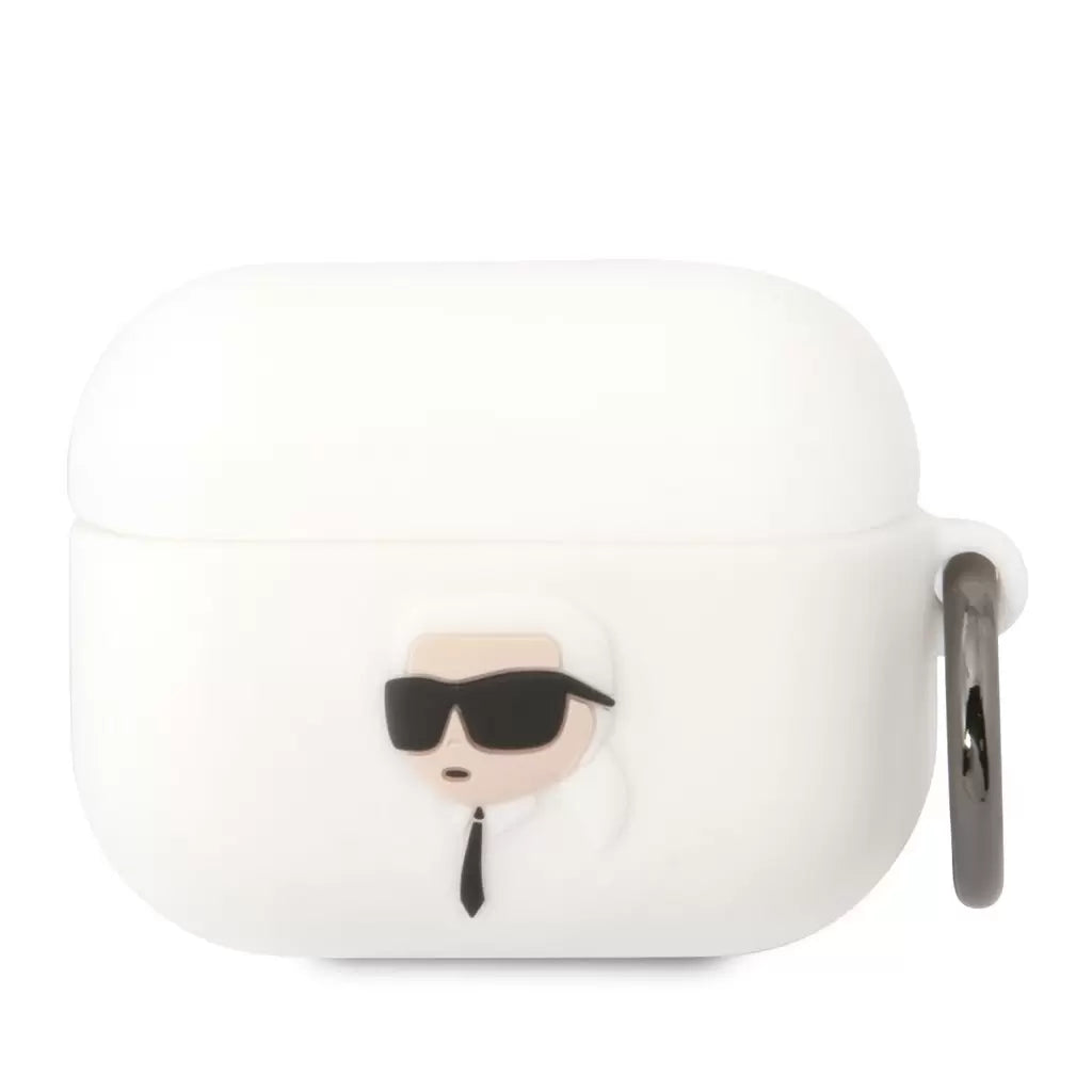 Karl Lagerfeld tok fehér KLAPRUNIKH Airpods Pro készülékhez - AirPods Pro tok a Domshop kínálatából