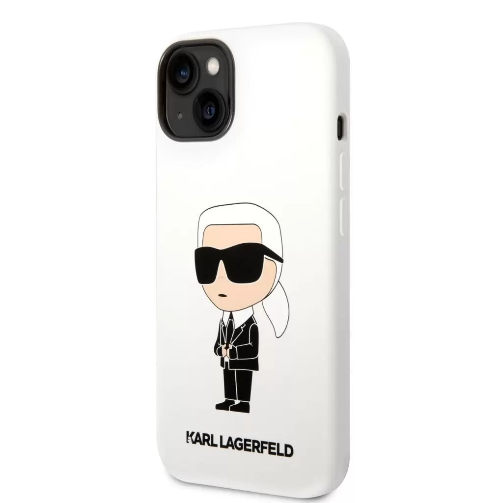 Karl Lagerfeld tok fehér KLHCP14MSNIKBCH Apple Iphone 14 Plus készülékhez - iPhone 14 Plus tok a Domshop kínálatából