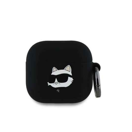 Karl Lagerfeld tok fekete KLA4RUNCHK Apple Airpods 4 készülékhez - AirPods 4 tok a Domshop kínálatából