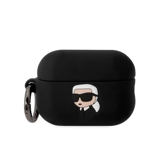 Karl Lagerfeld tok fekete KLAP2RUNIKK Airpods Pro 2 készülékhez - AirPods Pro 2 tok a Domshop kínálatából
