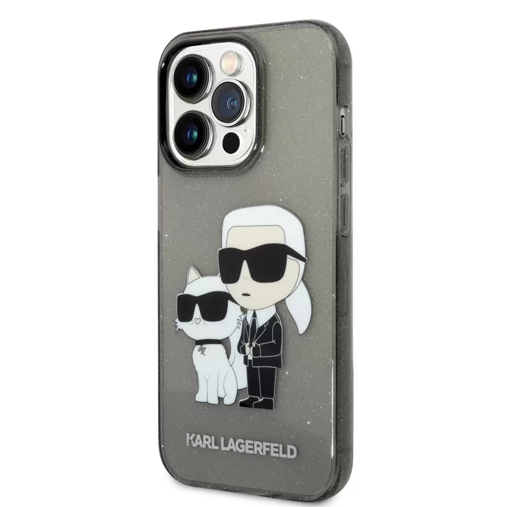 Karl Lagerfeld tok fekete KLHCP14XHNKCTGK Iphone 14 Pro Max készülékhez - iPhone 14 Pro Max tok a Domshop kínálatából