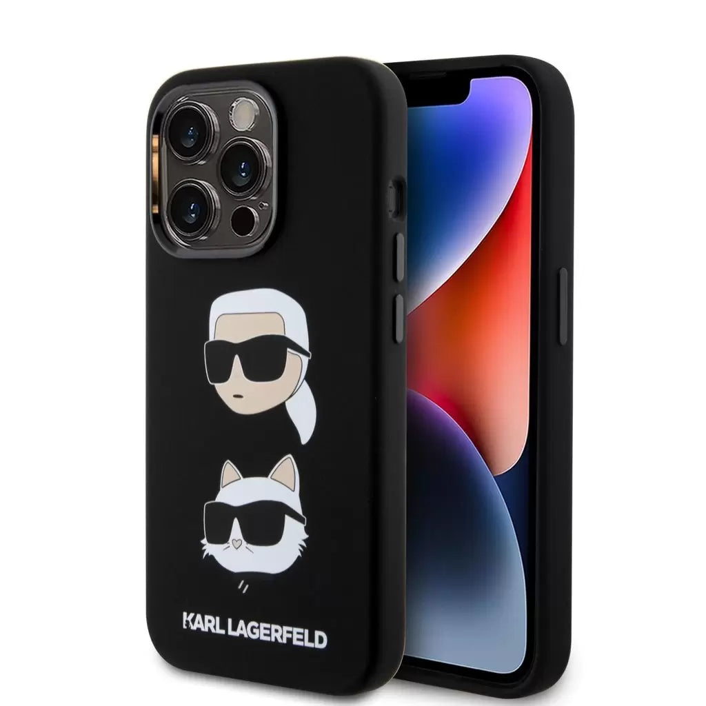 Karl Lagerfeld tok fekete KLHCP15LSDHKCNK Apple Iphone 15 Pro készülékhez - iPhone 15 Pro tok a Domshop kínálatából