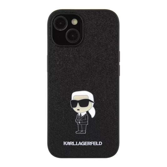 Karl Lagerfeld tok fekete KLHCP15SGKNPSK Apple Iphone 15 készülékhez - iPhone 15 tok a Domshop kínálatából